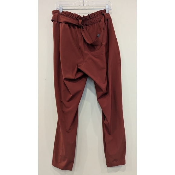 Athleta Skyline Pants In Dark Red Size 10 - Picture 3 of 8